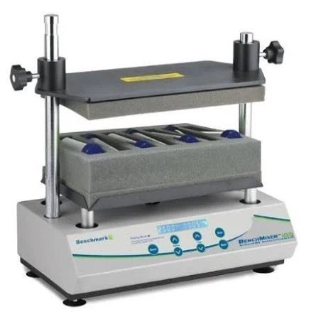 Benchmark Scientific BenchMixer™ XL Multi-Tube Vortexer | Heavy-Duty High-Capacity Hands-Free Vortexing | Programmable Pulsing & Timer up to 100 Hours | 500–2500 RPM | 12 x 7" Platform | Includes 50 x 12mm Tube Rack | Cat # BV1010