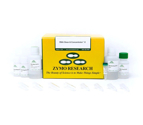 Zymo Research R1016 RNA Clean Concentrator-5 kit 200 preps without DNase I Zymo-Spin IC Columns high volume RNA cleanup