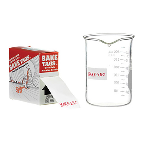 Diversified Biotech BAKE-250 Bake Tags Labels on Rolls