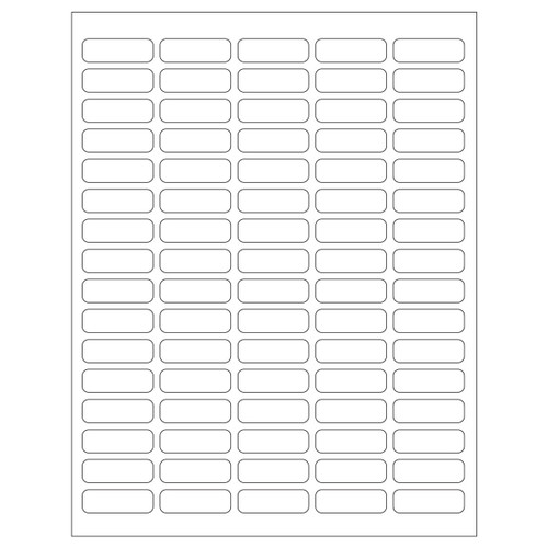 Diversified Biotech CLTT-1000 Clear Laser Tough-Tags® Sheet Labels