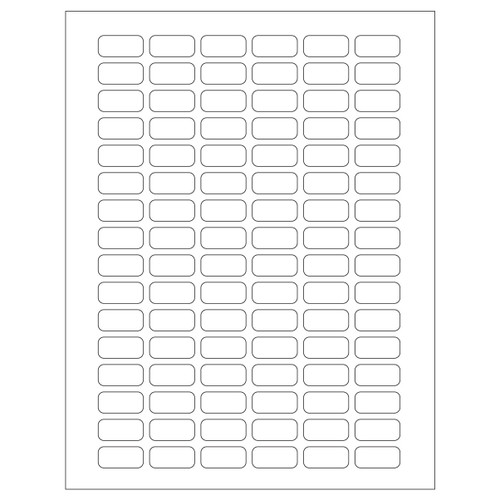 Diversified Biotech CLTT-3000 Clear Laser Tough-Tags® Sheet Labels
