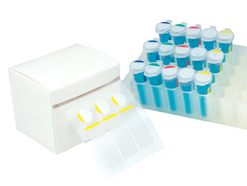 Diversified Biotech COLY-1000 Color Coded Tough-Tags® Labels on Rolls