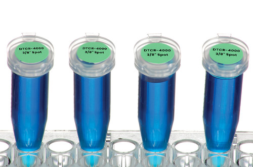 Diversified Biotech DTCR-4000-G Direct Thermal Cryo-Spots Round Labels