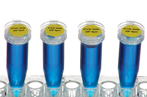 Diversified Biotech DTCR-4000-Y Direct Thermal Cryo-Spots Round Labels