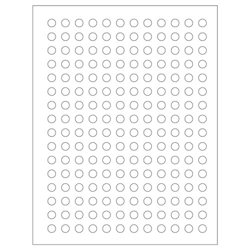 Diversified Biotech SPOT-2400 Laser Tough-Spots® Round Cap Labels