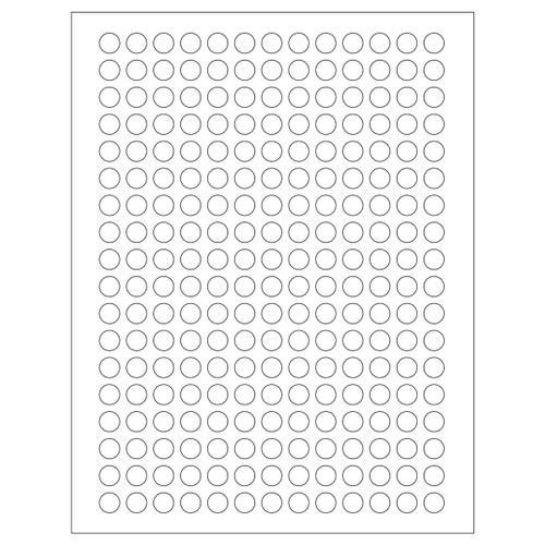 Diversified Biotech SPOT-5000 Laser Tough-Spots® Round Cap Labels