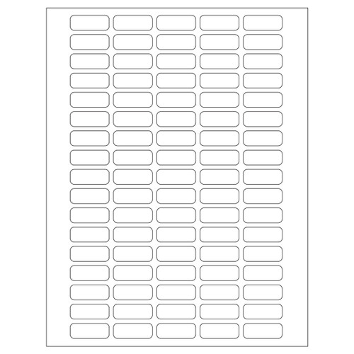 Diversified Biotech TTLW-2016-R Laser Tough-Tags® Sheet Labels