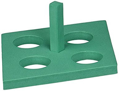 Floating Foam Tube Rack, 50mL Tubes, Green, 5/pack