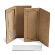Heathrow Scientific HS9903 1-Place Cardboard Slide Holders, Cardboard, Pack of 25