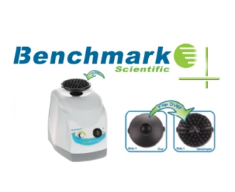 Benchmark Scientific BenchMixer V2 Vortex Mixer Reversible Head 200-3200 RPM BV1003 | LIGHT LABS