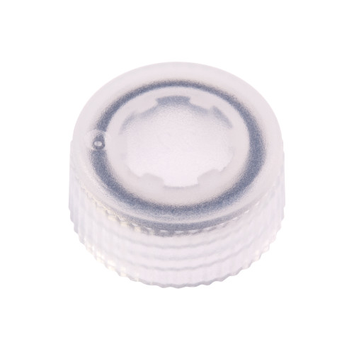 CAP ONLY, Screw Top Micro Tube Cap, O-Ring, Translucent, Clear, Non-sterile, 1000/Case