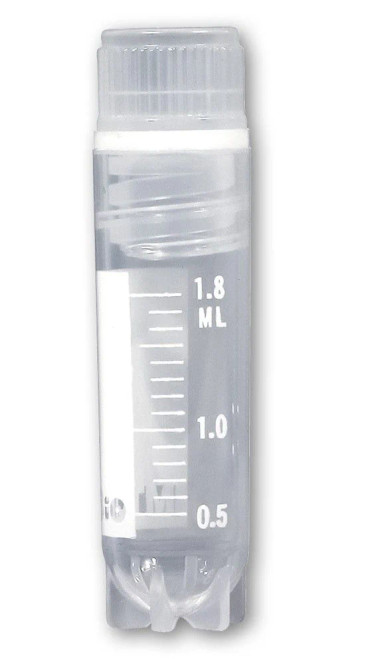 Internally Threaded Cryogenic Vials, 2mL, Sterile, Self-Standing | 500/cs | Cat # V4802 MTC Bio