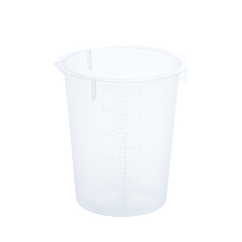 250mL Graduated Beaker, Polypropylene, Non-sterile, 50/Bag