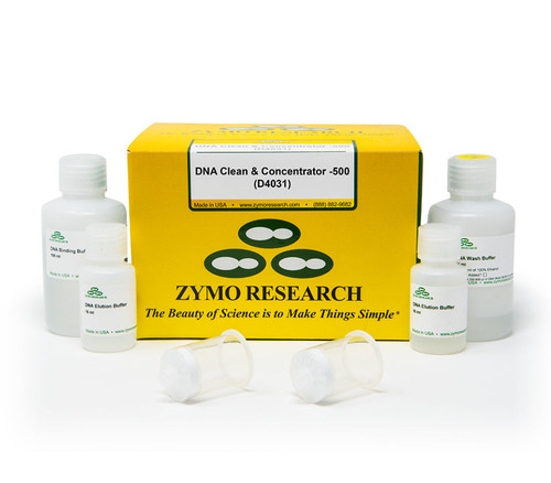 Zymo Research DNA Clean & Concentrator™-500 (DCC-500) | Highest Capacity DNA Cleanup & Concentration Kit | Up to 500 µg | 10 Preps | Cat # D4031