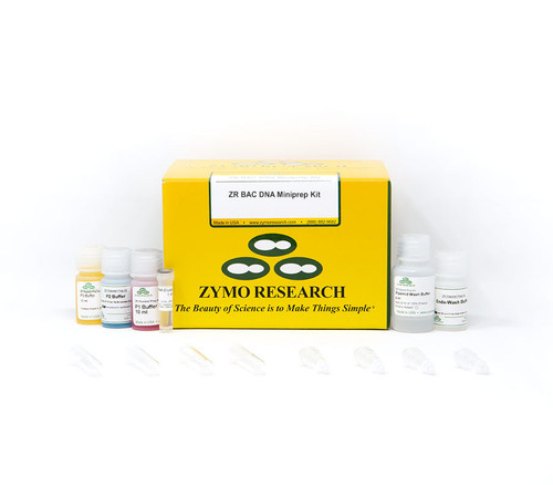Zymo Research ZR BAC DNA Miniprep Kit | BAC/PAC Large Plasmid DNA Isolation from E. coli | Endotoxin-Free | Up to 200 kb | 25 Preps | Cat # D4048