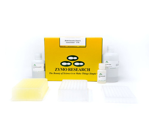 Zymo Research ZR-96 Genomic DNA Clean & Concentrator™-5 | High-Throughput 96-Well gDNA Cleanup & Concentration Kit | Up to 5 µg/Well | 2 x 96 Preps | Cat # D4066