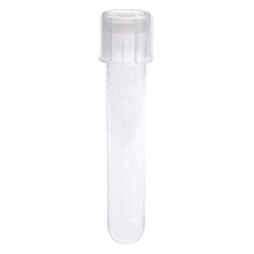 14mL Culture Tube and Dual Cap, PS, Sterile, 500/CS