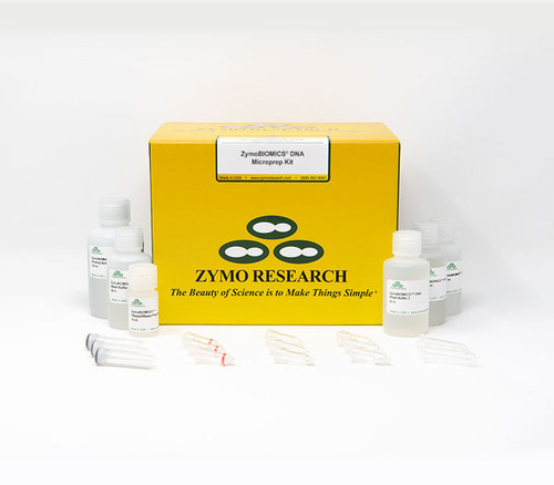 Zymo Research ZymoBIOMICS™ DNA Microprep Kit | Unbiased Microbiome DNA Extraction with BashingBead™ Lysis & OneStep PCR Inhibitor Removal | 50 Preps | Cat # D4301