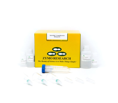 Quick-DNA Fungal/Bacterial Midiprep Kit, 25 Preps