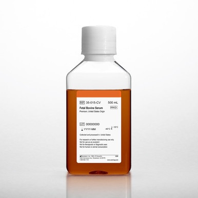 Mediatech® Fetal Bovine Serum, 500 mL, Premium, United States Origin