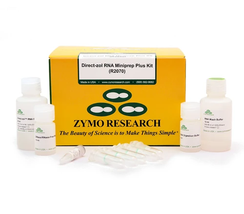 Zymo Research Direct-zol™ RNA MiniPrep Plus Kit | 50 Preps | Without TRI Reagent™ | Zymo-Spin™ IIICG Capped Columns | Total RNA + miRNA | DNase I Included | Cat # R2070