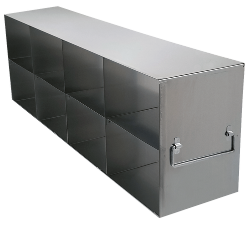 Upright Freezer Racks for 3.75″ Boxes- Rack Only- 4 Boxes Deep x 2 Boxes High