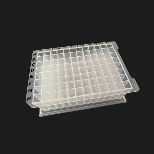 MTC Bio OptiWell D3096-43S 96-well square U-bottom H-style deep well plate 2.2mL sterile 50 per case