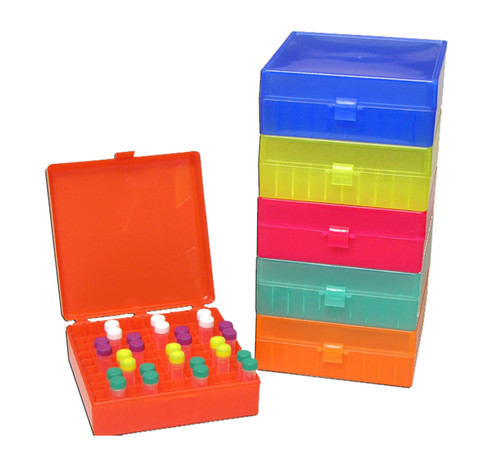 Storage Box hinged lid 100x1.5mL Black