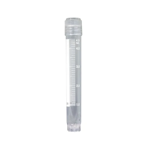Externally Threaded Cryogenic Vials, 5mL, Sterile, Self-Standing | 500/cs | Cat # V3805 MTC Bio