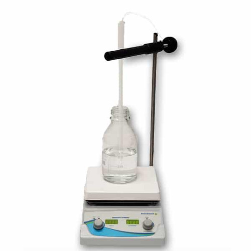 Clamp assembly with inert teflon probe, includes rod and clamps