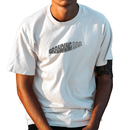 Crew Neck Classic T Shirt - Subtle print area