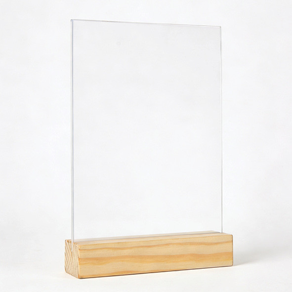 Wooden flyer holder  - DL