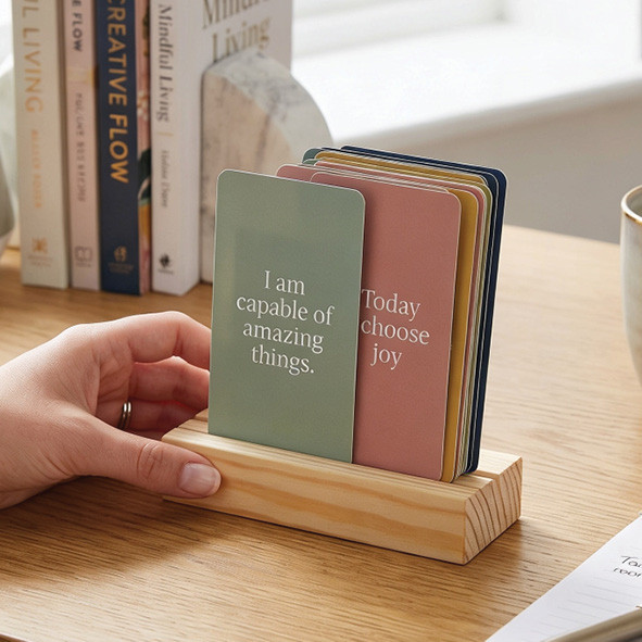 Wooden flyer holder  - DL