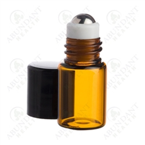 Amber 2ml Roll-On - Holds 40 drops