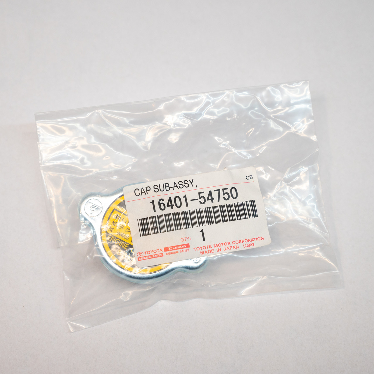 Toyota 16401-54750 Radiator Cap 80 Series Land Cruiser - HuddExpo
