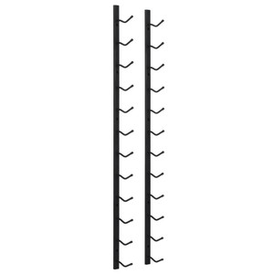 Wall Mounted Wine Rack for 12 Bottles Black Iron A949-282466