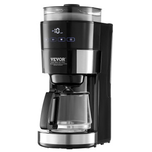 Coffee Maker with Grinder, 10 Cup Coffee Machine, Grind and Brew Coffee Maker with 3 Brew Strength  E415-ZCKYMCZKFJ10OPLE6V1