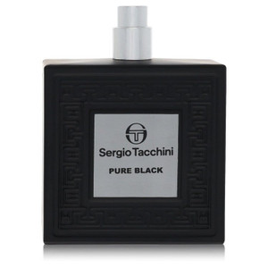 Sergio Tacchini Pure Black by Sergio Tacchini Eau De Toilette Spray (Tester) 3.4 oz (Men) V728-571868