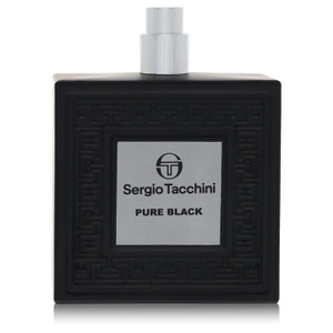 Sergio Tacchini Pure Black by Sergio Tacchini Eau De Toilette Spray (Tester) 3.4 oz (Men) V728-571868