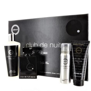 Armaf Club De Nuit Intense 4 Piece Gift Set M433-MS-ARFCNI-4PCS