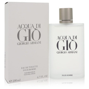 Acqua Di Gio by Giorgio Armani Eau De Toilette Spray 6.7 oz (Men) V728-416545