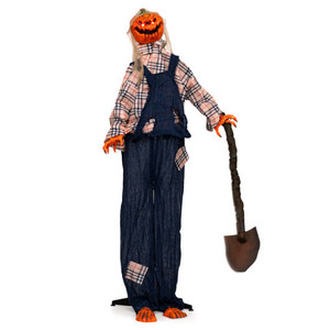5.3 ft Halloween Decoration Outdoor with Red Eyes and Shovel D681-CM25669