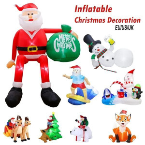 Other Event Party Supplies OurWarm Christmas Inflatable Santa Claus Climbing Surfiing Decorations I Y829-1446776061256708106