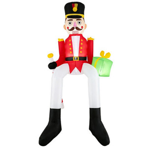 8.7 FT Inflatable Christmas Nutcracker Hanging Decoration for Holiday Decor B593-TT10055US