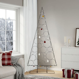  Metal Christmas Tree for Decoration Black 82.7 A949-4018959