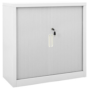  Sliding Door Cabinet Gray 35.4"x15.7"x35.4" Steel A949-336430