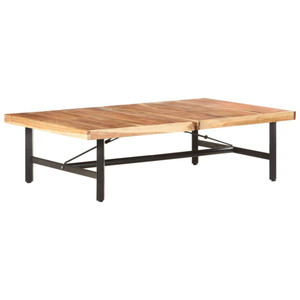  Coffee Table 55.9"x35.4"x16.5" Solid Acacia Wood A949-320655
