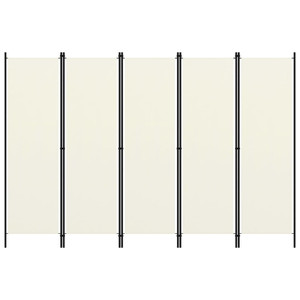  5-Panel Room Divider White 98.4"x70.9 A949-320723