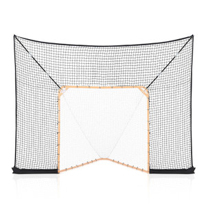 Hockey and Lacrosse Goal Backstop, 12x9 ft Lacrosse Net with Extended Coverage, Quick Easy Setup Co E415-ZQGQQMTJK1291LY4QV0