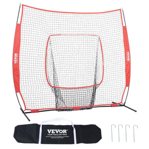 7x7 ft Baseball Softball Practice Net, Portable Baseball Training Net for Hitting Batting Catching  E415-77YCWPJXLW773F0NBV0